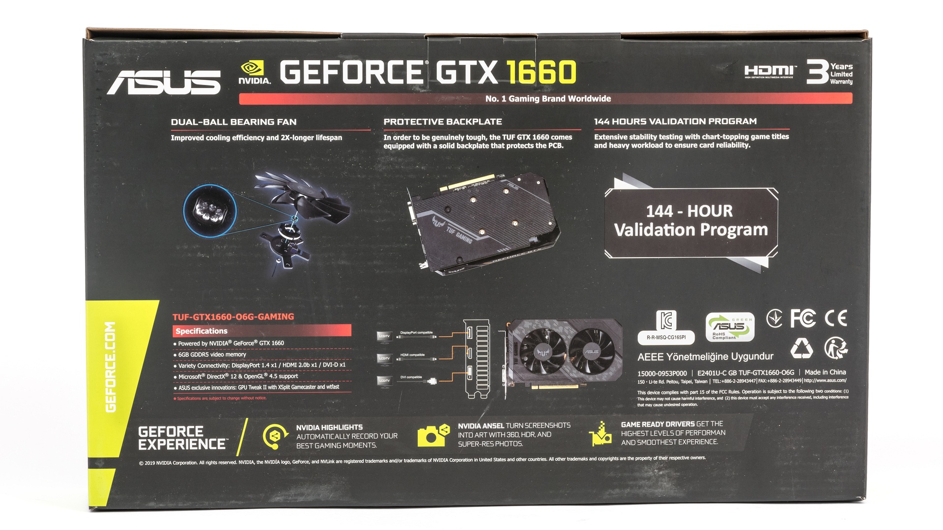 Asus TUF GeForce GTX 1660 OC v testu: až příliš malá karta