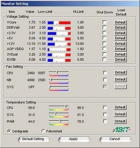 Abit AN7: Abit uGuru v akci