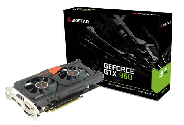 Biostar rozšiřuje svoji nabídku grafických karet o model GeForce GTX 960 a GTX 980