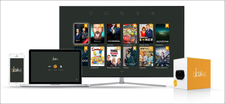 Chytrá internetová televize Kuki je dostupná nově i pro Apple TV