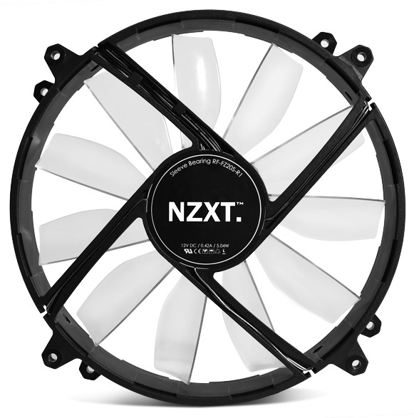 NZXT FZ-200: 200mm ventilátor pro fajnšmekry