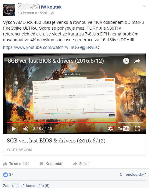 Radeon RX 480 - Zklamání nebo úspěch?