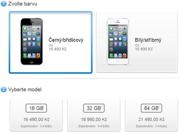 Apple začal v Česku prodávat iPhone 5 s větším displejem