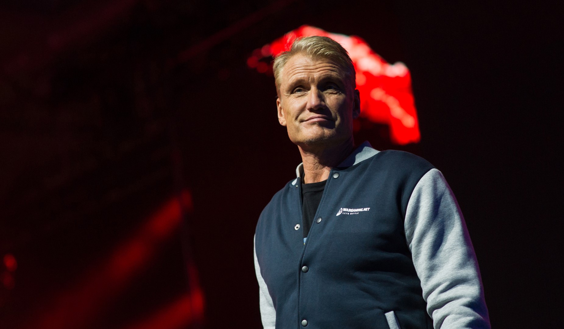 Dolph Lundgren uvedl na WG Festu švédské tanky do hry World of Tanks