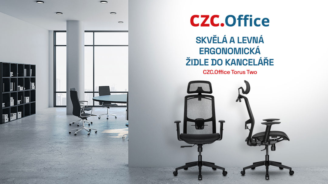 CZC.Office Torus Two jako skvělá a levná ergonomická židle do kanceláře