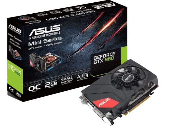 ASUS chystá vydání kompaktní továrně přetaktované verze grafiky GTX 960