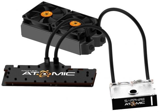 Sapphire HD 7990 Atomic: Dvoučipovka s kompletním vodníkem