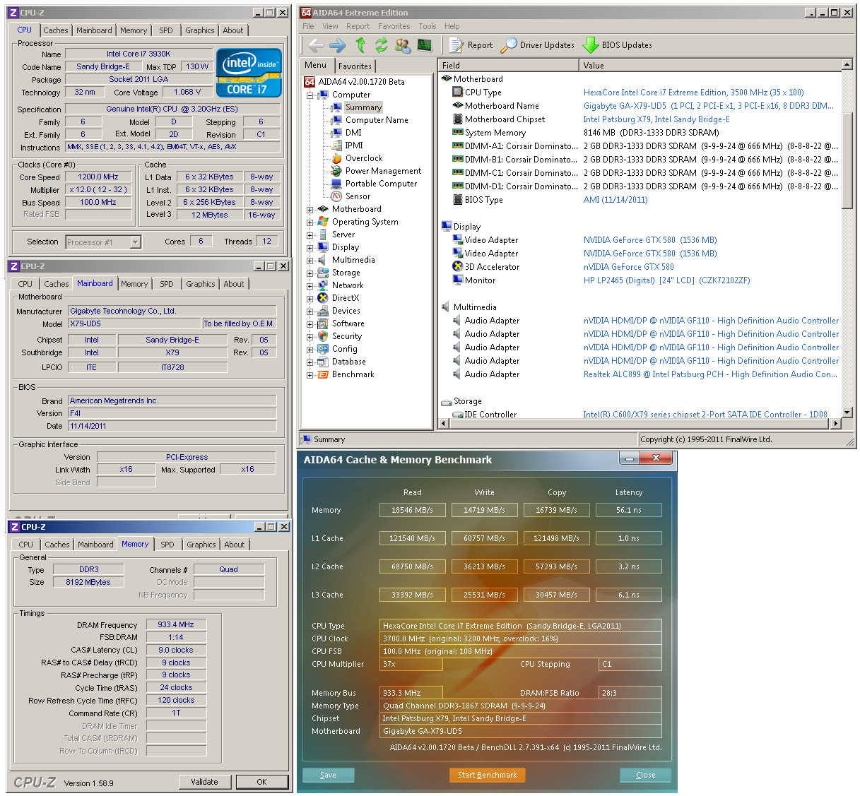 Intel Core i7-3930K – výkonný Sandy Bridge E pro masy?