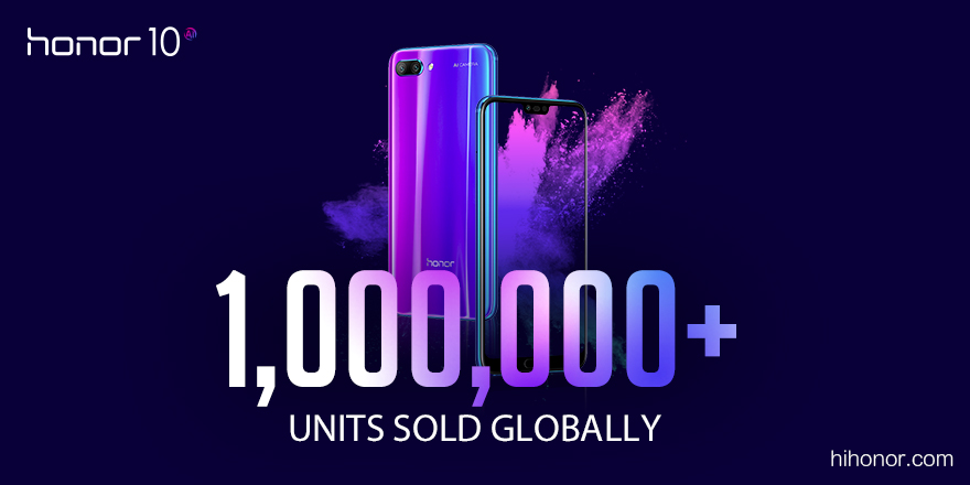 Honor 10 trhá rekordy v prodejích a dorazí v nové barvě