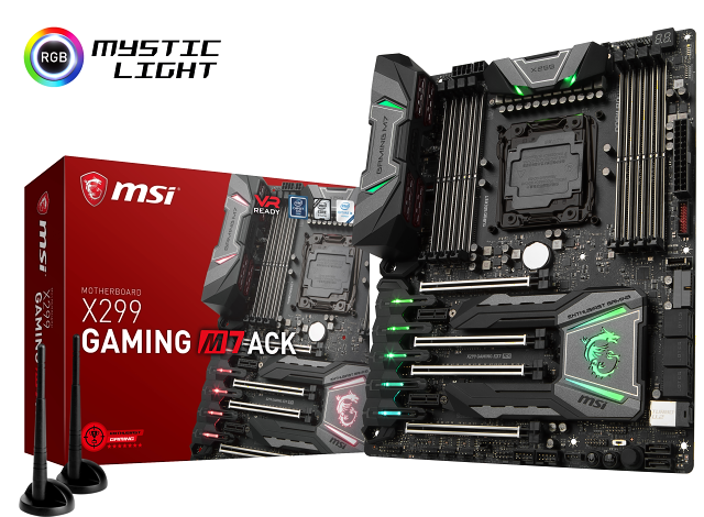 MSI X299 Gaming M7 ACK – Ultra highend pro Skylake-X