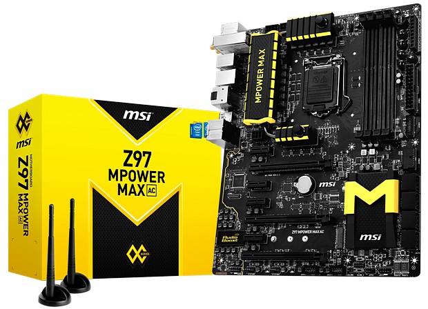 MSI Z97 MPOWER MAX AC: s Intel Z97 pro Haswell Refresh