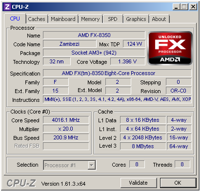 AMD Piledriver FX – procesor FX-8350 v testu