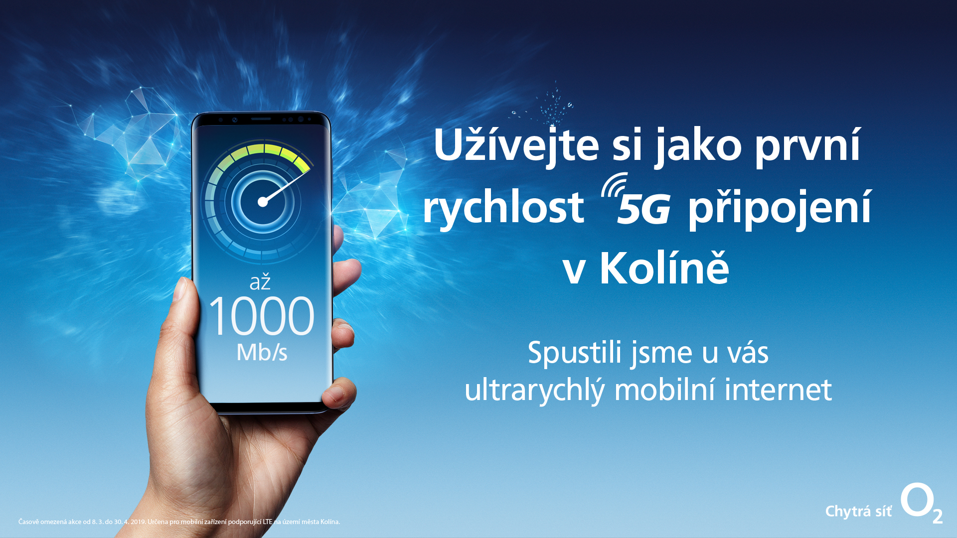 O2 testuje v Kolíně mobilní síť s rychlostí 5G