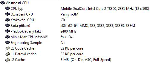 Acer Aspire 7720G - mobilní Penryn v testu