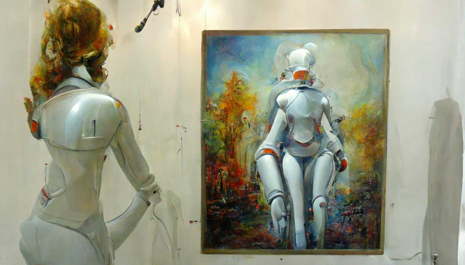 013-keiji35_airbrush_woman_white_robot_from_behind_painting_