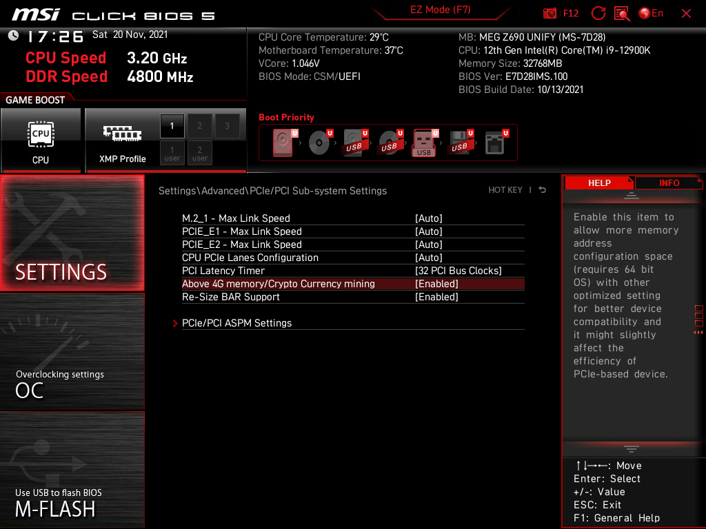 MSI Z690 MEG Unify: Taktujeme CPU a paměti na desce MSI