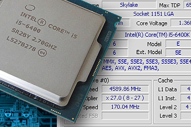 Přetaktování Skylake pomocí BCLK - Core i5-6400 na 4,6 GHz! 