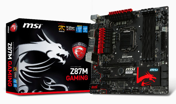 MSI Z87M – herní deska vybavená ethernet čipem Killer