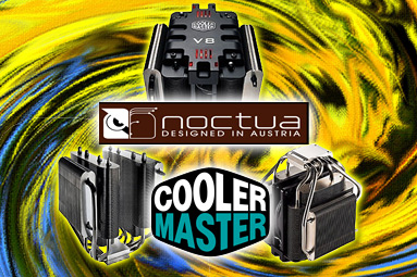 2× CoolerMaster vs. Noctua – design vs. kvalita