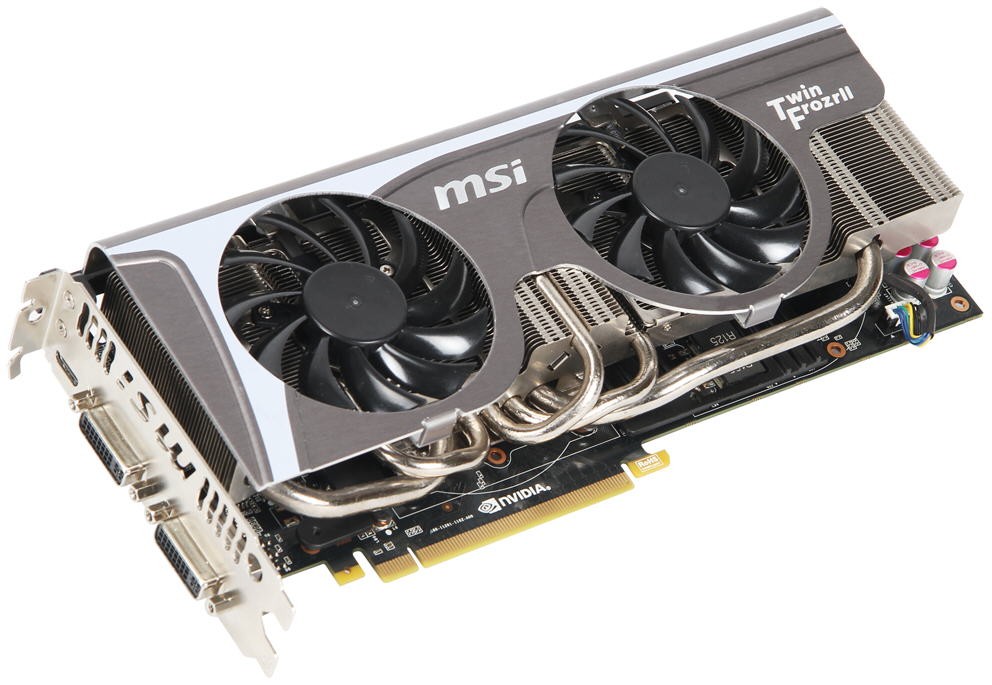 GeForce GTX 570 a GTX 580 s chladičem Twin Frozr II