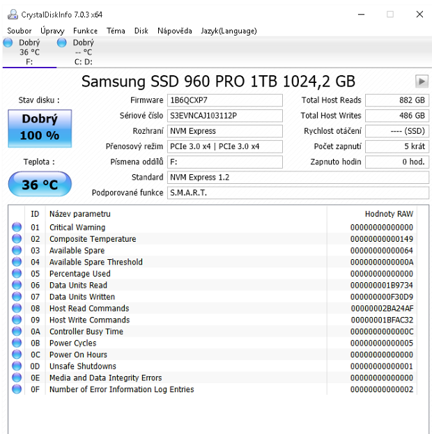 Samsung 960 PRO 1 TB – nejvýkonnější SSD pod sluncem