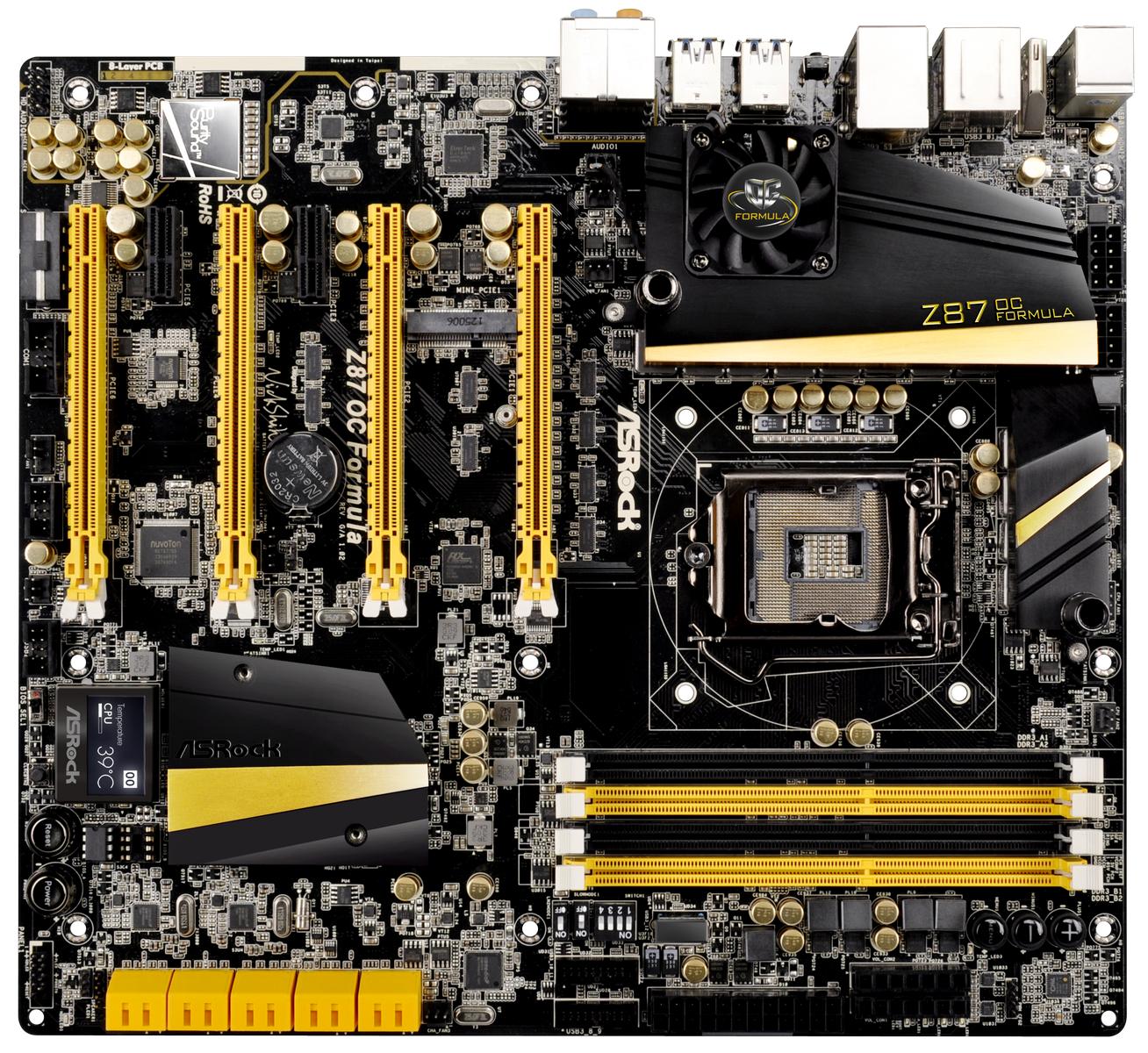 ASRock Z87 Formula OC – první deska s OLED displejem