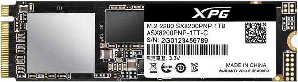 SSD disk ADATA XPG SX8200 PRO, M.2