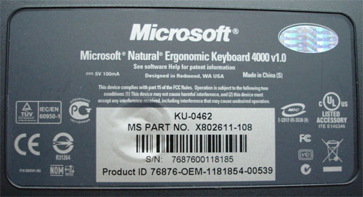 MS Natural Ergonomic Keyboard 4000 - ergonomická legenda