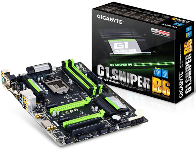 Gigabyte oznamuje vydání své nové základní desky G1.Sniper B6 s paticí LGA 1150