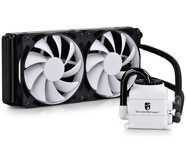 DeepCool Captain 240 White: stylový AiO chladič procesoru do černobílých sestav