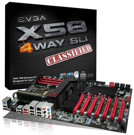 Deska EVGA se sedmi PCIe x16