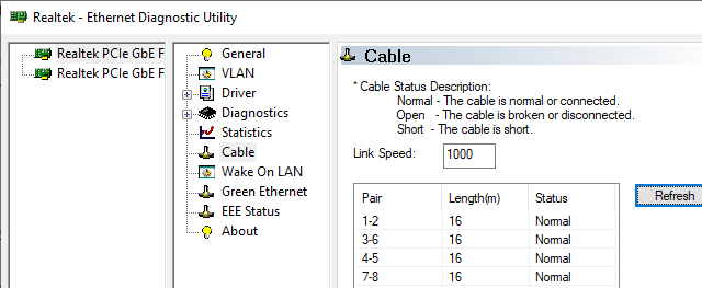 Realtek Diagnostic Utility