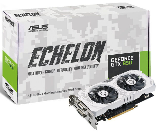 Řada Asus TUF se dočkala přírůstku v podobě limitované edice grafiky Echelon GTX 950