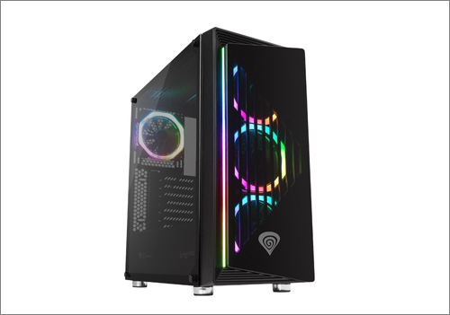 Genesis Irid 400 RGB: PC skříň s podsvícením a líbivým vzhledem