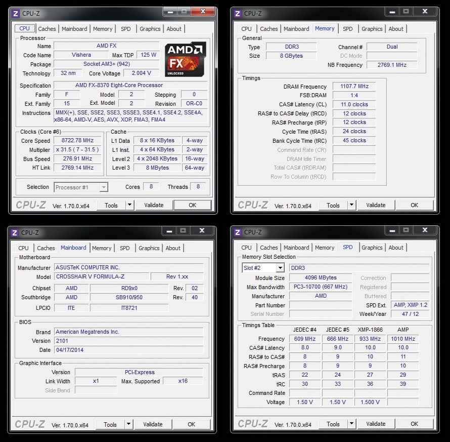 Overclocker Stilt překonal s novým procesorem AMD FX-8370 hranici 8,7 GHz