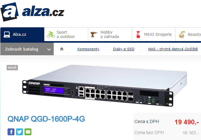 QNAP QGD-1600P