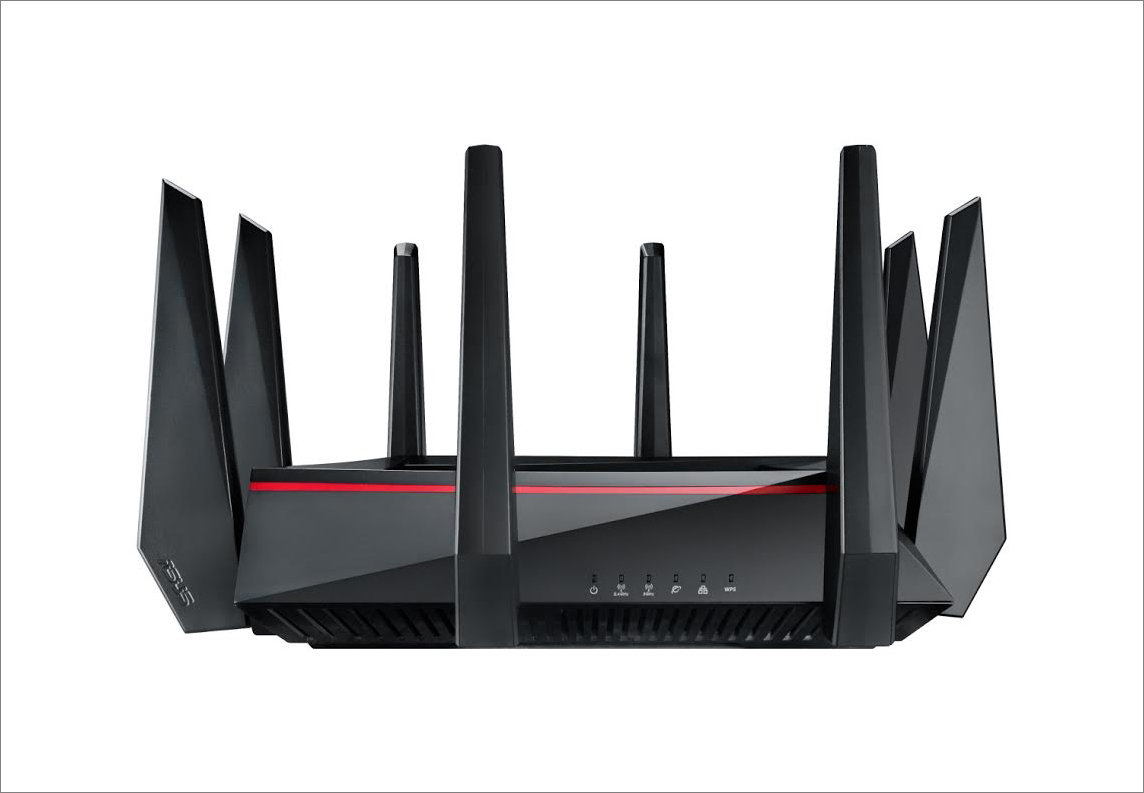 Router Asus RT-AC530 má osm antén a je určen nejnáročnějším