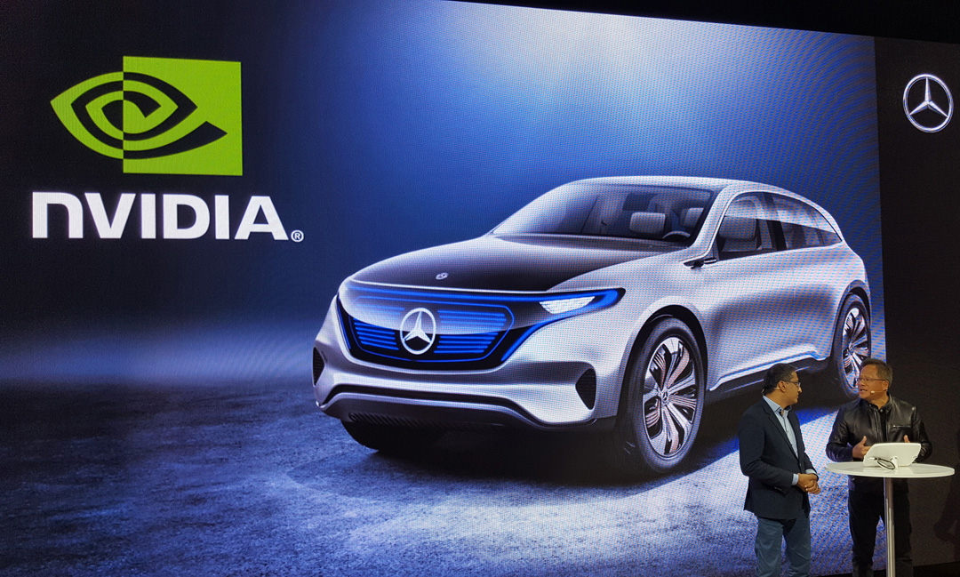 Nvidia bude spolupracovat se společnostmi Bosh a Daimler na výrobě autonomních vozů