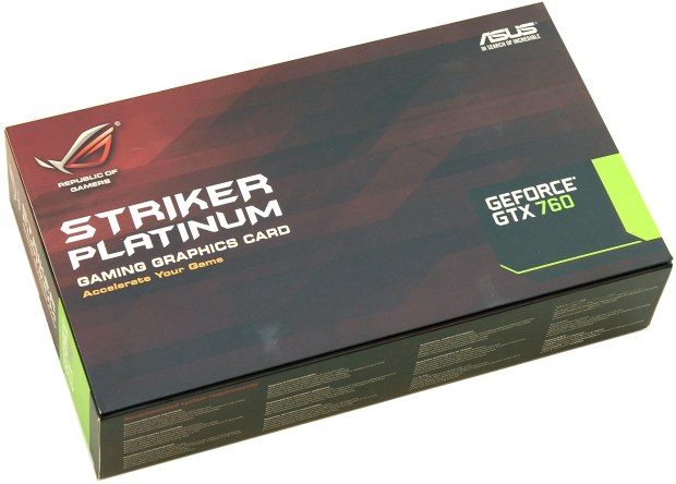 Asus ROG Striker GTX 760: střední třída v Platinové edici