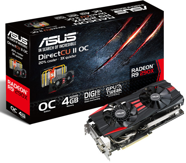 Test Asus Radeon R9 290X DirectCU II OC: Hawaii pořádně