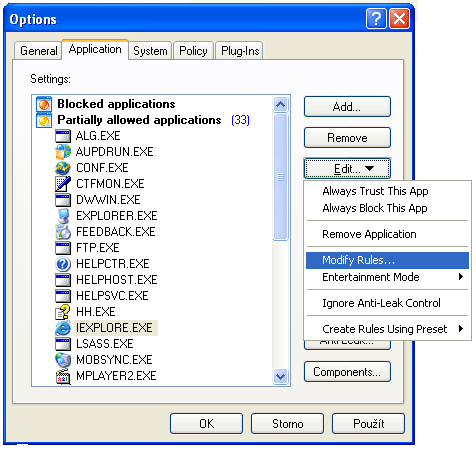 Zabezpečení počítače - firewall a jeho nastavení