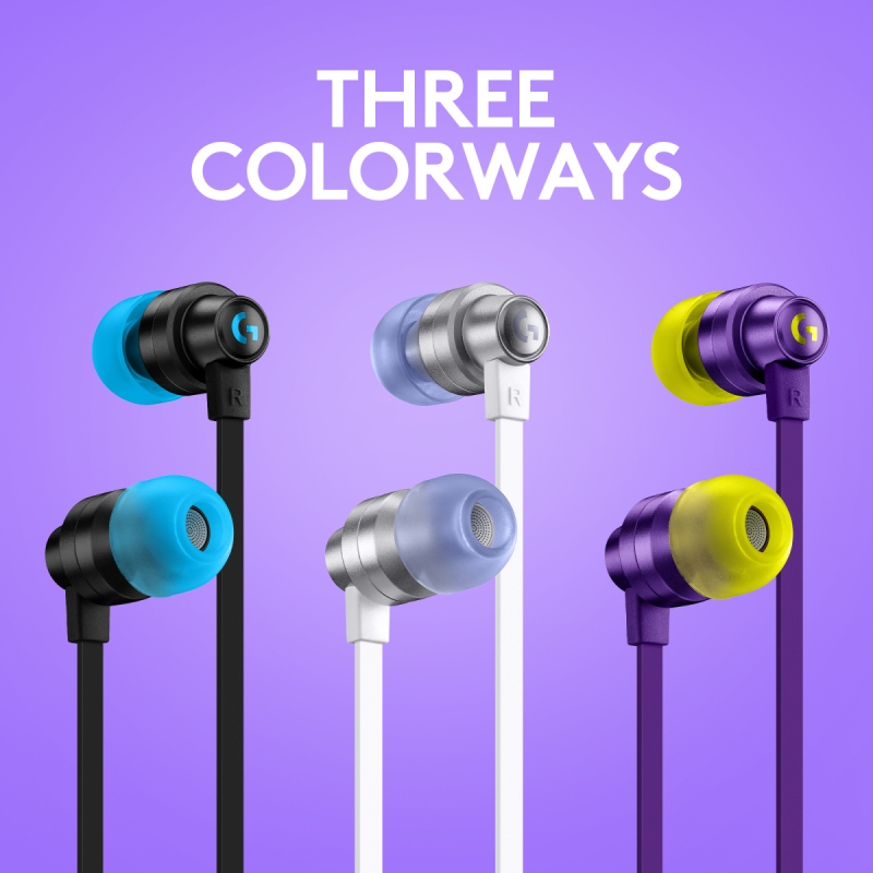  Logitech G333 Gaming Earphones vstupují do prodeje ve třech barvách