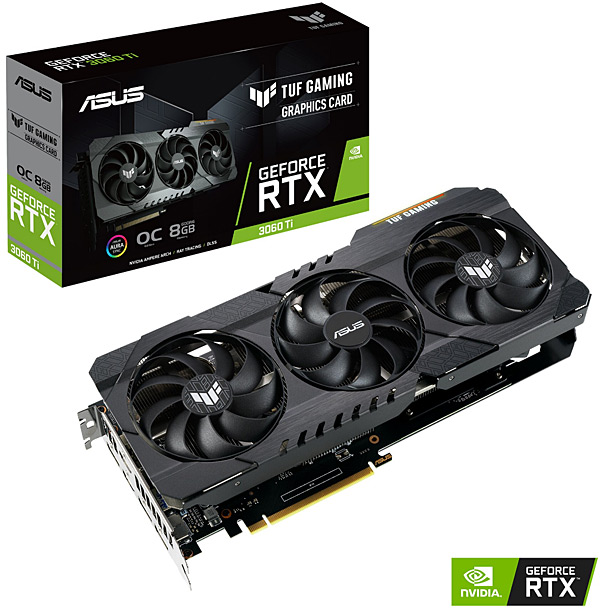 Grafická karta nVidia GeForce RTX 3060Ti – ASUS GeForce TUF-RTX3060Ti-O8G-GAMING