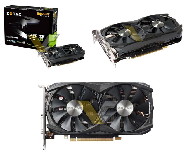 Odhaleny první snímky grafické karty GeForce GTX 960 v podání ASUS, EVGA a ZOTAC