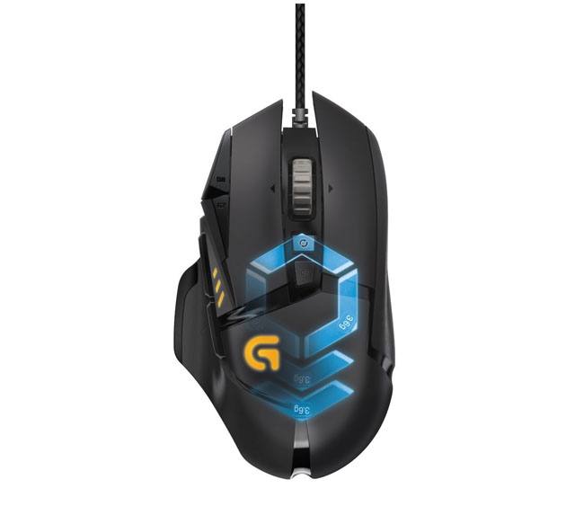 Logitech G502 Proteus Spectrum: Proteus Core s RGB podsvícením