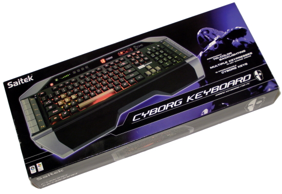 Saitek Cyborg Keyboard - futuristická herní klaviatura