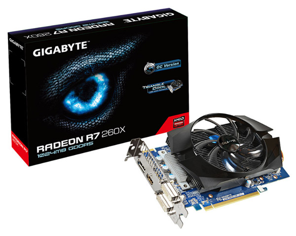 Gigabyte chystá vydání OC verze grafické karty Radeon R7 260X