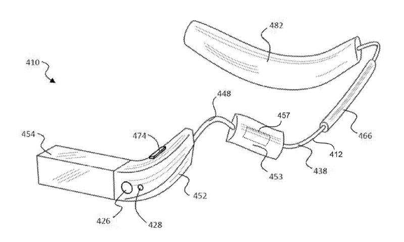 Druhá generace Google Glass bude mít flexibilní pásek