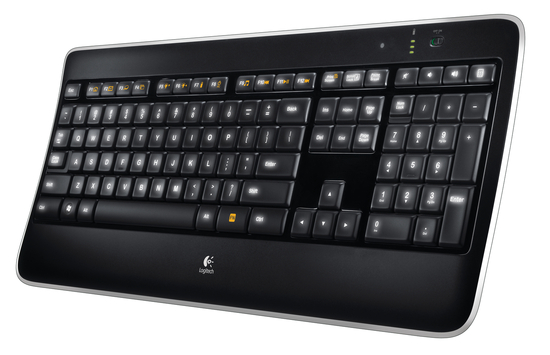 Logitech Wireless Illuminated Keyboard – průvodce tmou