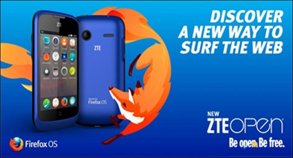 ZTE Open, první telefon s operačním systémem Firefox OS